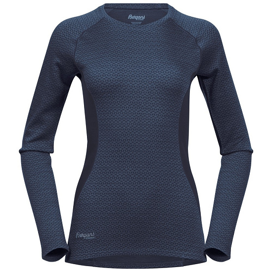 Футболка женская Bergans Snoull Dk Fogblue/Fogblue - Фото 1 большая
