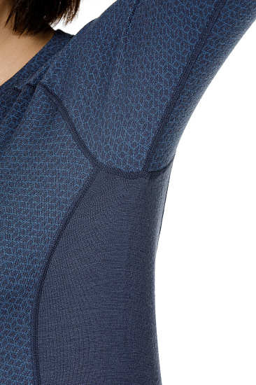 Футболка женская Bergans Snoull Dk Fogblue/Fogblue - Фото 3 большая