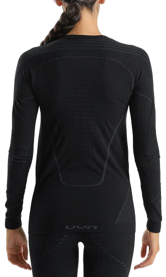 Лонгслив женский UYN Evolutyon Biotech Uw Long Sl Black - Фото 2 большая