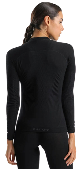 Лонгслив женский UYN Fusyon Biotech Uw Black - Фото 8 большая