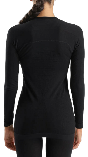 Лонгслив женский UYN Energyon Biotech Uw Long Sl Black - Фото 2 большая