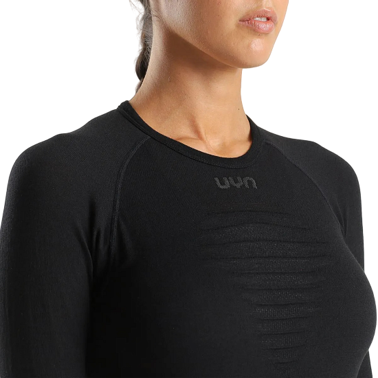 Лонгслив женский UYN Energyon Biotech Uw Long Sl Black - Фото 5 большая