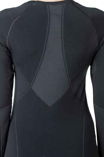 Футболка женская Odlo Performance Evolution Light LS Черный графит - Фото 5 большая