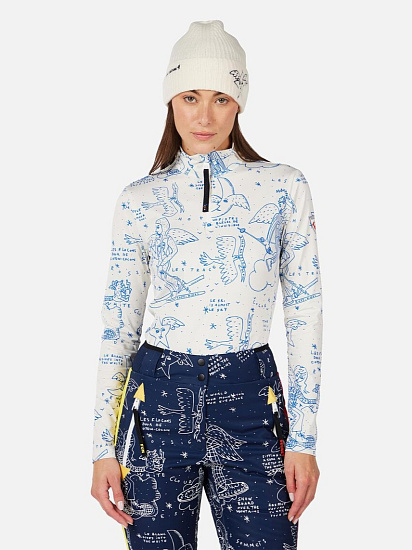 Пулон женский Rossignol JCC Booster Hz Snow Angel Artic Print - Фото 2 большая