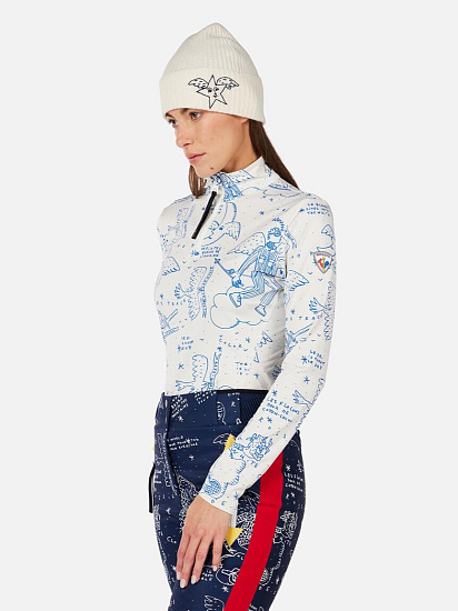 Пулон женский Rossignol JCC Booster Hz Snow Angel Artic Print - Фото 4 большая