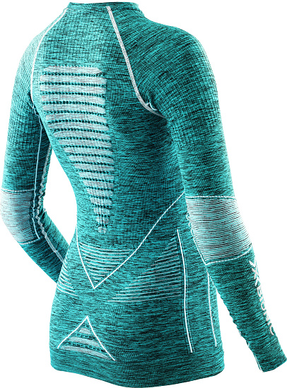 Футболка женская X-Bionic Accumulator Evo Melange Uw Shirt Lg_Sl. Round Neck - Фото 6 большая