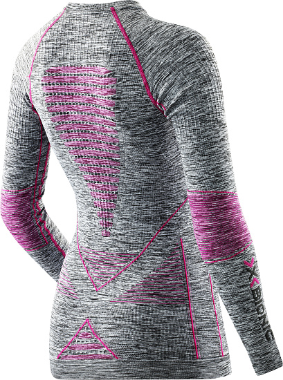 Футболка женская X-Bionic Accumulator Evo Melange Uw Shirt Lg_Sl. Round Neck - Фото 2 большая