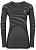 Футболка женская Odlo Top L/S Performance Blackcomb Черный/Серый - Фото 1 малая