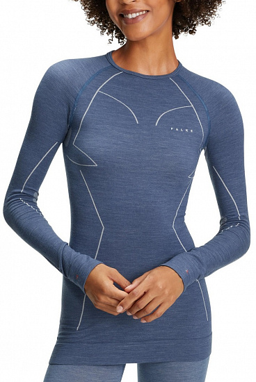 Футболка женская Falke Wool-Tech LS Capitain - Фото 1 большая