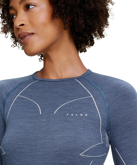 Футболка женская Falke Wool-Tech LS Capitain - Фото 6 большая