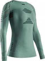Лонгслив женский X-Bionic Invent 4.0 Sage Green/Optical White