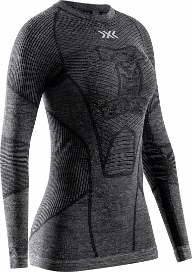 Лонгслив женский X-Bionic Symbio Merino Rhino Grey - Фото 1 большая