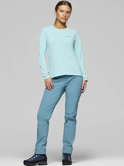 Лонгслив женский Norrona Femund Tech LS Aqua Haze - Фото 6 большая