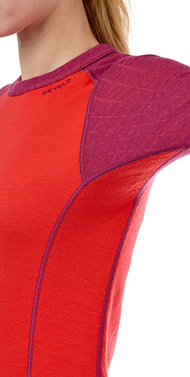 Футболка женская Devold Duo Active Beetroot - Фото 6 большая