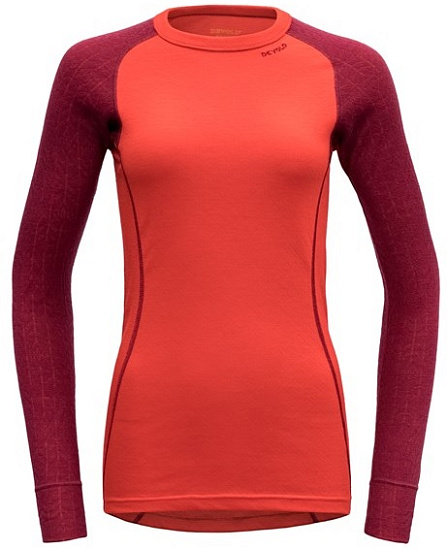 Футболка женская Devold Duo Active Beetroot - Фото 1 большая
