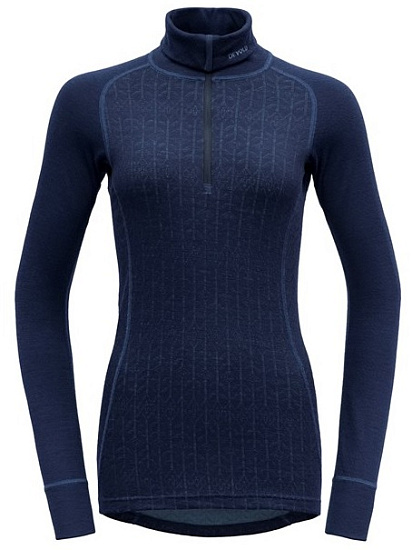 Пулон женский Devold Duo Active Zip Neck Evening - Фото 1 большая