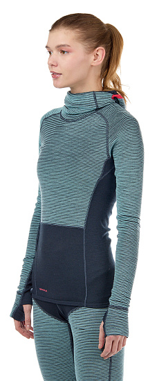 Пулон женский Devold Tuvegga Sport Air Hoodie Cameo - Фото 7 большая