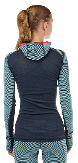 Пулон женский Devold Tuvegga Sport Air Hoodie Cameo - Фото 8 большая