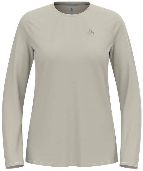 Лонгслив женский Odlo Zeroweight Chill-Tec Crew Neck LS Agate Gray - Фото 1 большая