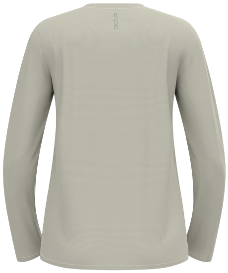 Лонгслив женский Odlo Zeroweight Chill-Tec Crew Neck LS Agate Gray - Фото 2 большая