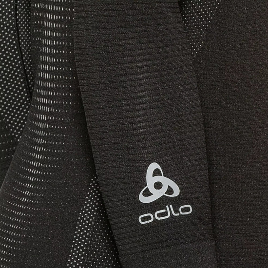 Футболка женская Odlo Top Turtle Neck L/S Half Zip Performans Черный - Фото 3 большая