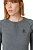 Футболка женская Odlo Suw Top Crew Neck L/S Perfomance Warm Серый Меланж/Черный - Фото 7 малая