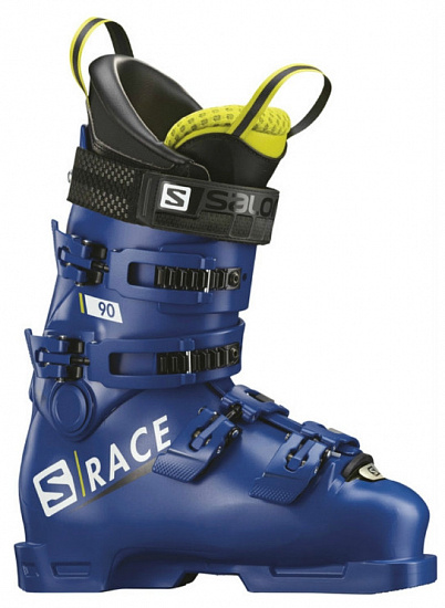 Горнолыжные ботинки Salomon S/Race 90 Raceblue/Acid - Фото 1 большая