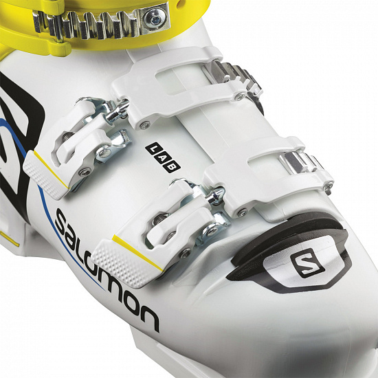 Горнолыжные ботинки детские Salomon X LAB 90 White/Yellow - Фото 3 большая