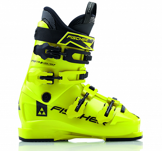 Горнолыжные ботинки Fischer RC4 70 JR THERMOSHAPE - YELLOW - Фото 1 большая