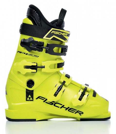 Горнолыжные ботинки детские Fischer RC4 70 Jr Thermoshape Yellow - Фото 1 большая