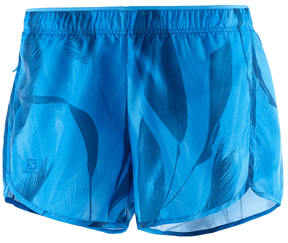Шорты женские Salomon Agile Short Blithe - Фото 1 большая