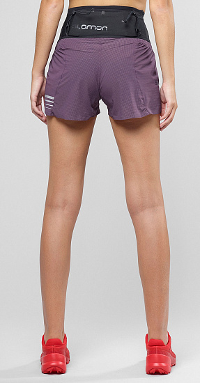 Шорты женские Salomon S/Lab Short 3 Maverick - Фото 3 большая