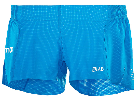 Шорты женские Salomon S/Lab Short 3 Transcend Blue - Фото 1 большая