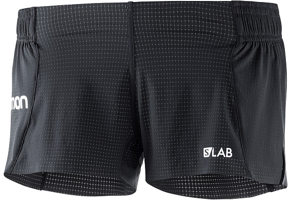 Шорты женские Salomon S/Lab Short 3 Black - Фото 1 большая