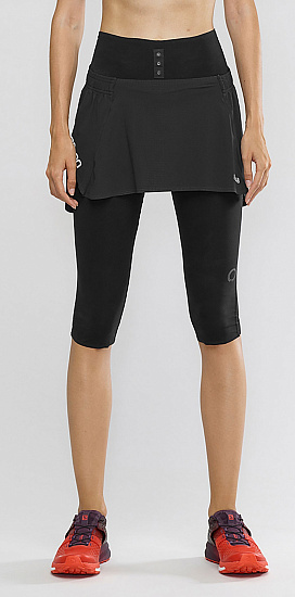 Юбка женская Salomon S/Lab Skirt Black - Фото 2 большая
