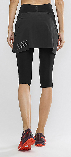 Юбка женская Salomon S/Lab Skirt Black - Фото 3 большая