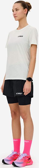 Шорты женские CEP C48W The Run 2in1 Black - Фото 9 большая