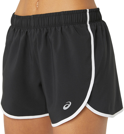 Шорты женские ASICS Icon 4In Black - Фото 1 большая