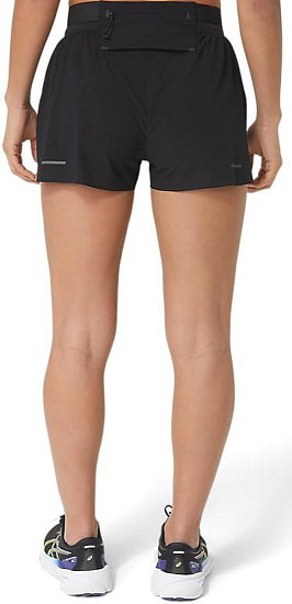 Шорты женские ASICS Metarun Split Black - Фото 6 большая