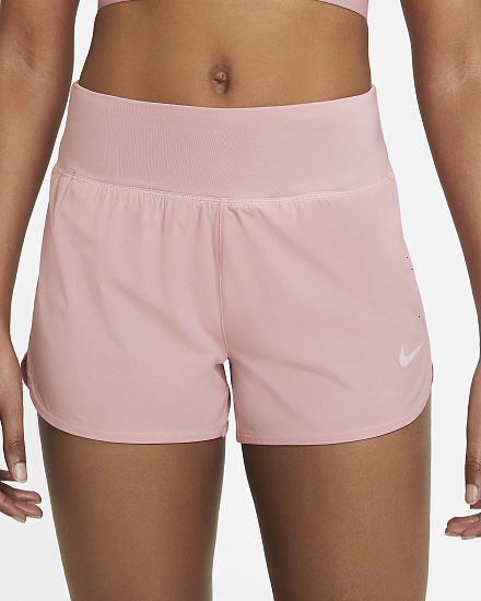 Шорты женские Nike Eclipse 3In Pink - Фото 2 большая