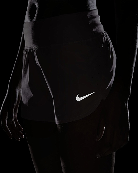 Шорты женские Nike Eclipse 3In Pink - Фото 10 большая