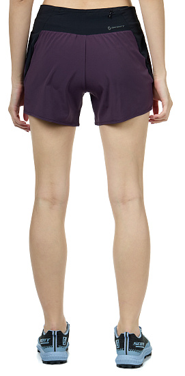 Шорты женские Scott Trail Run Dark Purple - Фото 3 большая