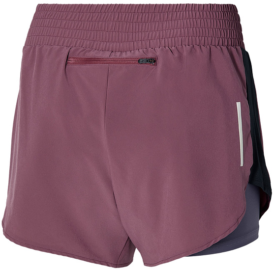 Шорты женские Mizuno 2in1 4.5 Violet Quartz - Фото 2 большая