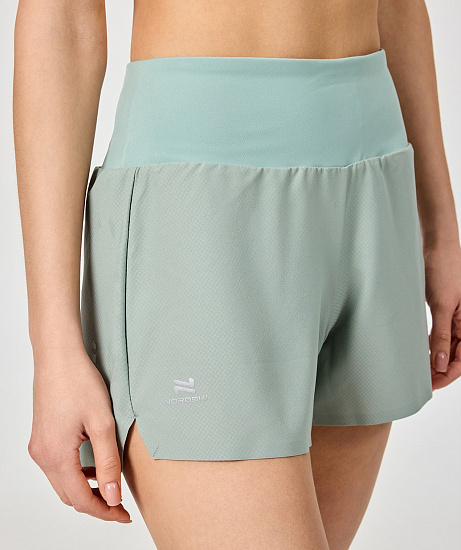 Шорты женские Nordski Pro Ice Mint - Фото 4 большая