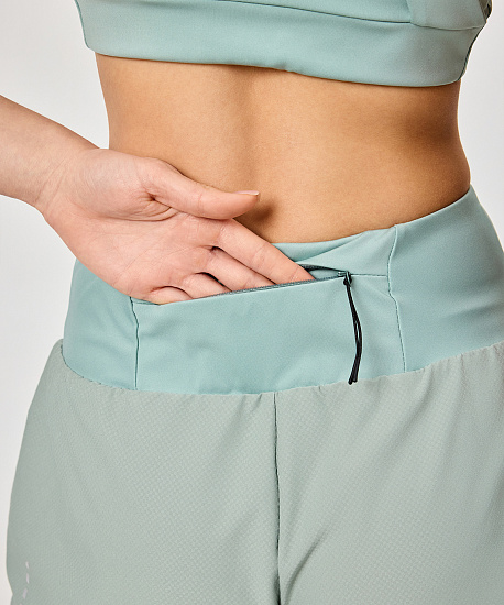 Шорты женские Nordski Pro Ice Mint - Фото 7 большая