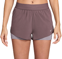 Шорты женские Nike Swift Dri-FIT Mr 2n1 Tattoo/Lt Violet Ore/Reflective Silver