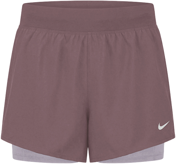 Шорты женские Nike Swift Dri-FIT Mr 2n1 Tattoo/Lt Violet Ore/Reflective Silver - Фото 1 большая