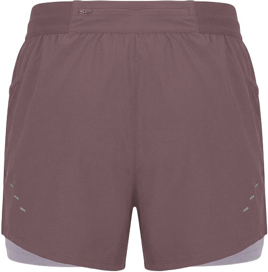 Шорты женские Nike Swift Dri-FIT Mr 2n1 Tattoo/Lt Violet Ore/Reflective Silver - Фото 2 большая