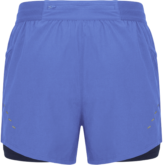 Шорты женские Nike Swift Dri-FIT Mr 2n1 Sapphire/Midnight Navy/Reflective Silver - Фото 2 большая