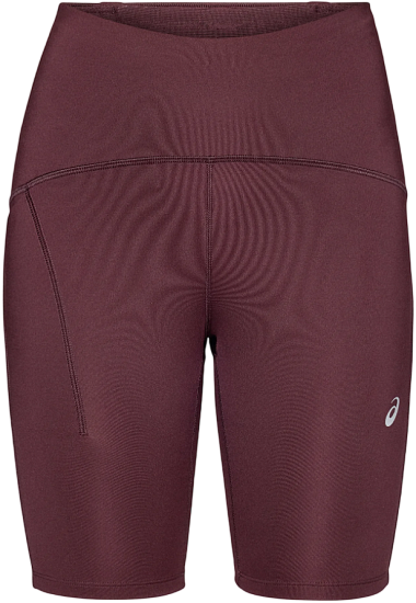 Шорты женские ASICS Road High Waist 8in Sprinter Dark Currant - Фото 1 большая